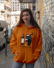 Load image into Gallery viewer, Cat Drink And Be Merry Meaningful Gift For Women Hoodie