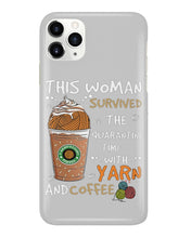 Load image into Gallery viewer, The Quarantine Time With Yarn And Coffee Gift For Women Phone case