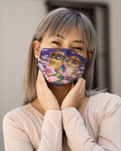 Load image into Gallery viewer, Pekingese With Peonies Gift For Dog Lovers Cloth Face Mask