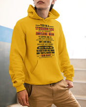 Load image into Gallery viewer, A Stubborn Son Of A Freaking Awesome Mom I Love Her Gift For Mama Hoodie