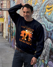 Load image into Gallery viewer, Behind Every Gorgeous Wife Is A Husband Who Believes In Her First Trending Sweatshirt