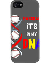 Load image into Gallery viewer, Baseball Be My DNA Gift For Sport Lovers Phone case