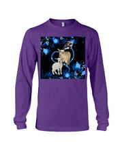 Load image into Gallery viewer, Lovely Phone Case Twinkling Blue Heart Gift For Goat Lovers Unisex Long Sleeve