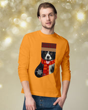 Load image into Gallery viewer, Santa Border Collie In Stock Gift For Dog Lovers Unisex Long Sleeve