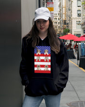 Load image into Gallery viewer, America USA FLag In My Heart Shih Tzu Gift For Dog Lovers Hoodie