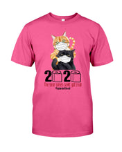 Load image into Gallery viewer, 2020 The Year When Shit Got Real Trending For Cat Lovers Guys Tee