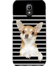 Load image into Gallery viewer, ln Chihuahua Horizontal Stripes Gift For Dog Lovers Phone case