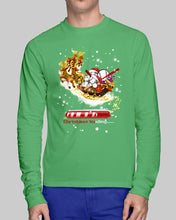 Load image into Gallery viewer, Baseball Xmas Sleigh Loading Gift For Baseball Lovers Unisex Long Sleeve