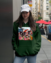 Load image into Gallery viewer, American Flag Sky Flower German Shepherd Gift For Dog Lovers Hoodie