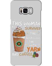 Load image into Gallery viewer, The Quarantine Time With Yarn And Coffee Gift For Women Phone case
