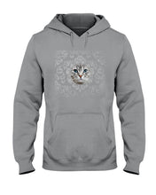 Load image into Gallery viewer, Vintage Cat's Face Unique Custom Design For Cat Lovers Hoodie