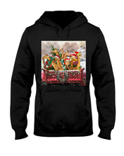 Load image into Gallery viewer, Giraffe Red Car Merry Christmas Gift For Giraffe Lovers Hoodie