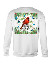 Load image into Gallery viewer, Scarlet Macaw With Butterflies I Am Always With You Gift For Lover Sweatshirt