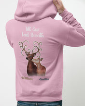 Load image into Gallery viewer, Custom Name Deers Gift For Boyfriend Till Our Last Breath Hoodie