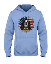 Load image into Gallery viewer, English Cocker Spaniel US Sunflower Gift For Dog Lovers Hoodie