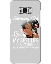 Load image into Gallery viewer, Betty Boop February Girl Living My Best Life Birthday Meaningful Gift Phone case