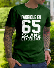 Load image into Gallery viewer, Fabrique En 66 55 Ans D’Excellence Custom Design Gift For Friends Guys Tee