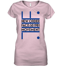 Load image into Gallery viewer, New Order Facd 501981 Movement Simple Unique Custom Design Ladies V-Neck