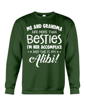 Load image into Gallery viewer, Me And Grandma Are More Than Besties Custom Gift For Family Sweatshirt