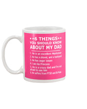 Load image into Gallery viewer, 5 Things You Should Know About My Dad Gift For Marksman Mug