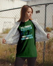 Load image into Gallery viewer, I Do Need All These Horses Dogs And Cats Guys Tee