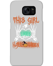 Load image into Gallery viewer, This Girl Loves Halloween Gift For Girls Phone case