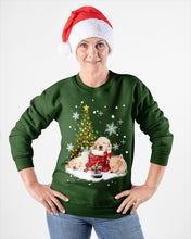 Load image into Gallery viewer, Funny Golden Retrievers Sleep In Red Boots Gift For Dog Lovers Sweatshirt