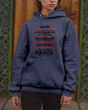 Load image into Gallery viewer, This Girl Has Fought A Thousand This Girl Was Born In March Hoodie
