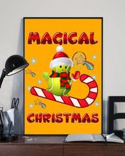 Load image into Gallery viewer, Tennis Players Magical Christmas Snowman Gift For Women Vertical Poster