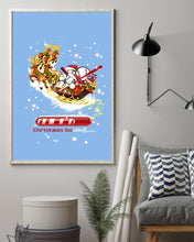 Load image into Gallery viewer, Baseball Xmas Sleigh Loading Gift For Baseball Lovers Vertical Poster