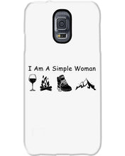 Load image into Gallery viewer, Simple Woman Loves Wine Camping Shoes And Climbing Phone case