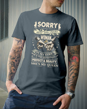 Load image into Gallery viewer, I'm Already Taken By A Sexy Crazy Woman Custom Design Guys Tee
