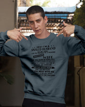 Load image into Gallery viewer, I'm A Spolied Husband But Not Yours - Awesome Wife Was Born In February Sweatshirt