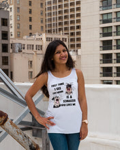Load image into Gallery viewer, I See Every Morning Is A Schnauzer Who Loves Me Ladies Flowy Tank