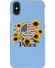 Load image into Gallery viewer, Peace Sign Sunflower Birthday Gift For Girls Phone case