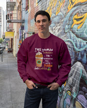 Load image into Gallery viewer, The Quarantine Time With Yarn And Coffee Gift For Women Sweatshirt