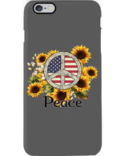 Load image into Gallery viewer, Peace Sign Sunflower Birthday Gift For Girls Phone case