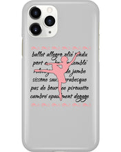 Load image into Gallery viewer, Ballet Words Pink Pattern Gift For Ballet Dancer Phone case