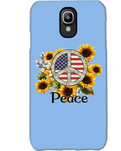Load image into Gallery viewer, Peace Sign Sunflower Birthday Gift For Girls Phone case