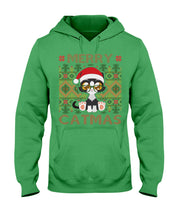 Load image into Gallery viewer, Merry Catmas Cute Funny Gifts Hoodie