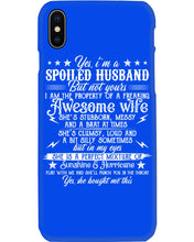 Load image into Gallery viewer, Shes Stubborn Messy And A Brat At Times Black Gift For Husband Phone case