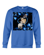 Load image into Gallery viewer, Lovely Phone Case Twinkling Blue Heart Gift For Goat Lovers Sweatshirt