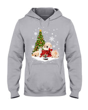 Load image into Gallery viewer, Funny Golden Retrievers Sleep In Red Boots Gift For Dog Lovers Hoodie