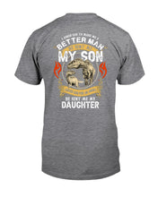 Load image into Gallery viewer, God Sent Me My Son And My Daughter Custom Design Gift For Family Guys Tee