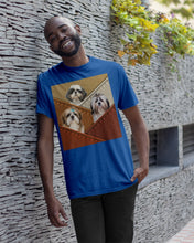 Load image into Gallery viewer, Three Cute Shih Tzu In Bag Gift For Dog Lovers Guys Tee
