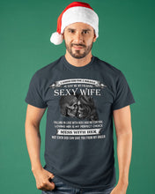 Load image into Gallery viewer, Shes Stubborn Messy And A Brat At Times Black Gift For Husband Guys Tee