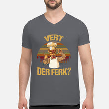 Load image into Gallery viewer, Vert Der Ferk Retro Vintage Gift For Cook Lovers Guys V-Neck