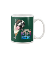 Load image into Gallery viewer, Easilly Distracted By Boxers Gift For Dog Lovers Mug