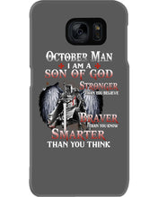 Load image into Gallery viewer, October Man Son Of God Birthday Meaningful Gift For Men Phone case