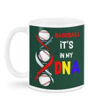 Load image into Gallery viewer, Baseball Be My DNA Gift For Sport Lovers Mug